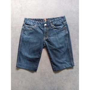 7 For All Mankind Spice "A" Pocket Women's 27 (*29) VTG Hemmed Shorts USA Made